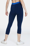Zelocity All Day 3/4Th Yoga Leggings - Pageant Blue — thumbnail 3